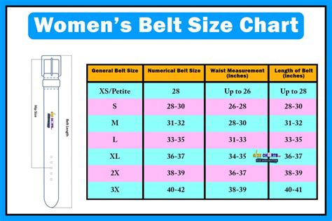 mk belt size chart women's